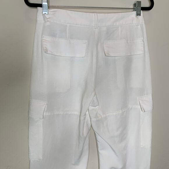 H & M White Cargo Pants Sz 4 see description - Picture 5 of 8